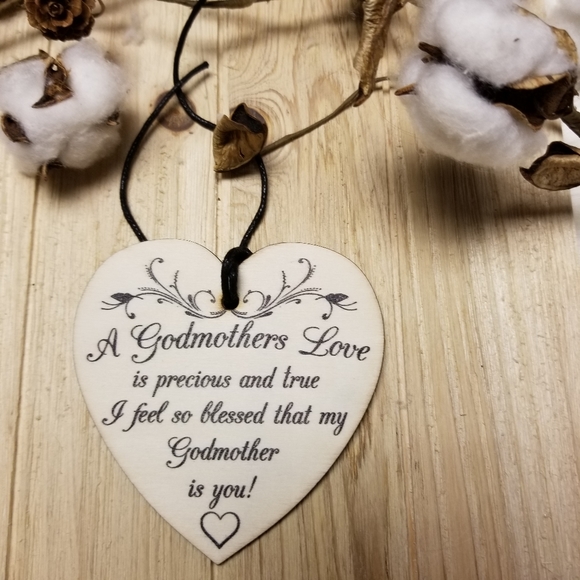 Very nice Godmother wood hanging sign - Picture 5 of 6